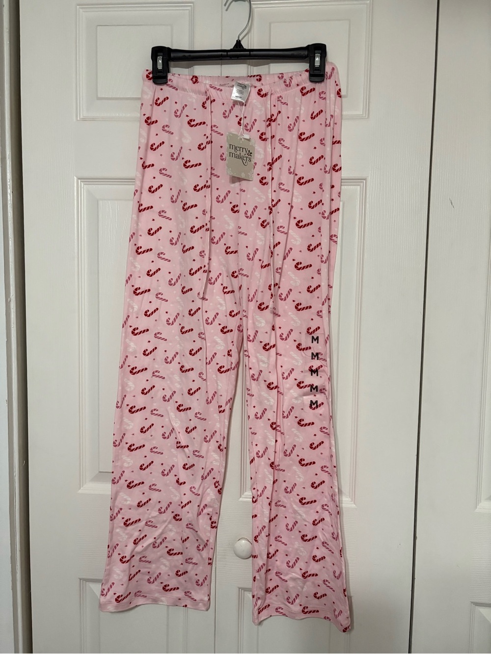 Light Pink Candy Cane Lounge Pants